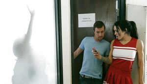 18 year old braces clad cutie Liza Rowe stripping naked if you please